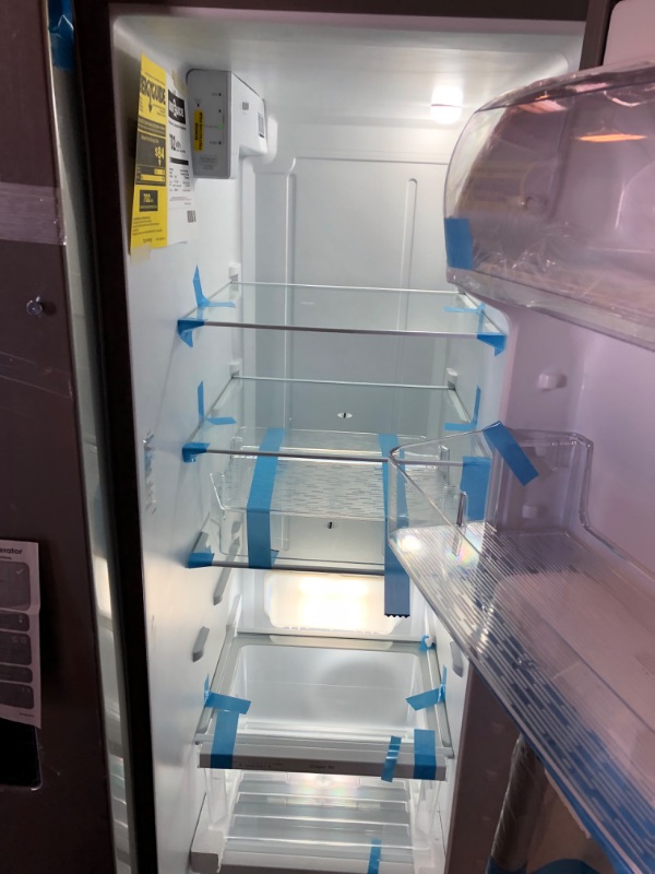 Photo 8 of Kenmore 36" Side-by-Side Refrigerator and Freezer with 25 Cubic Ft. Total Capacity, Stainless Steel
