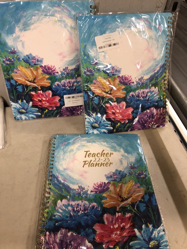 Photo 2 of 3pack---Teacher Planner 2022-2023 - Teacher Planner for Academic Year 2022-2023, July 2022 - June 2023, 8" x 10", Lesson Plan Book, Weekly & Monthly Lesson Planner with Quotes