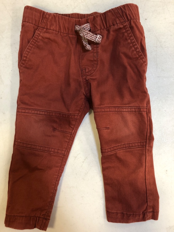 Photo 2 of 12M----Cat & Jack Toddler Boy Rust Skinny Pants