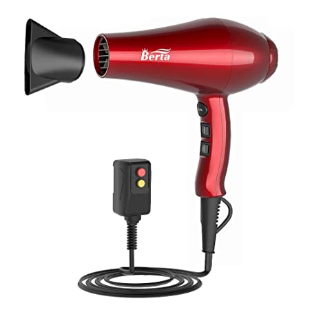 Photo 1 of Hair Dryer 1875W, Professional Infrared Hair Dryer, Negative Ionic Blow Dryer, Fast Drying, Ceramic Blow Dryer with Nozzle, 3 Temperature 2 Speed ??Adjustable Setting, Cool Button