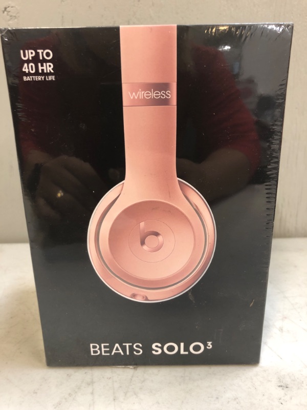 Photo 2 of Beats by Dr. Dre Solo3 Wireless On-Ear Headphones Rose Gold---factory sealed