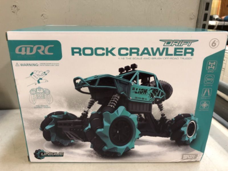 Photo 3 of 4DRC Remote Control Car, C3 Alloy Drift RC Car, 4WD 2.4G Gesture Remote Control Monster Truck, Off-Road Off-Road Off-Road Climb Electric Hobby Toy for Kids, Drift 360° Spins Stunt Car for Teens and Adults--------factory sealed