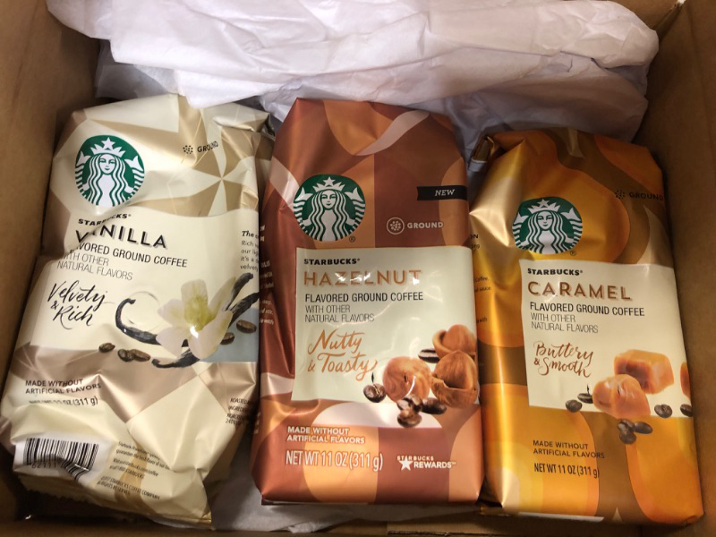 Photo 1 of 3Pack--Starbucks Flavored Ground Coffee  exp date 09-17-2022