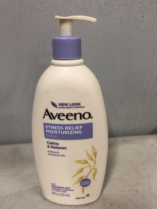 Photo 2 of Aveeno Stress Relief Moisturizing Body Lotion with Lavender