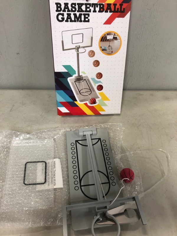 Photo 1 of YOBRO Desktop Basketball Game, Desktop Basketball Hoop Kit, Mini Basketballs with Small Basketball Hoop, Portable Indoor Outdoor Desktop Game, Gift for Men Women Kids, Office Desk Toys for Adults