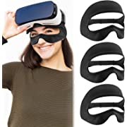 Photo 1 of VR Eye Mask Cover Adjustable Elastic Sweat Band for Meta/Oculus Quest 2 Accessories Virtual Reality Headsets Accessories, Breathable Washable Facemask Cover for Use VR Workouts Supernatual (3PCS)