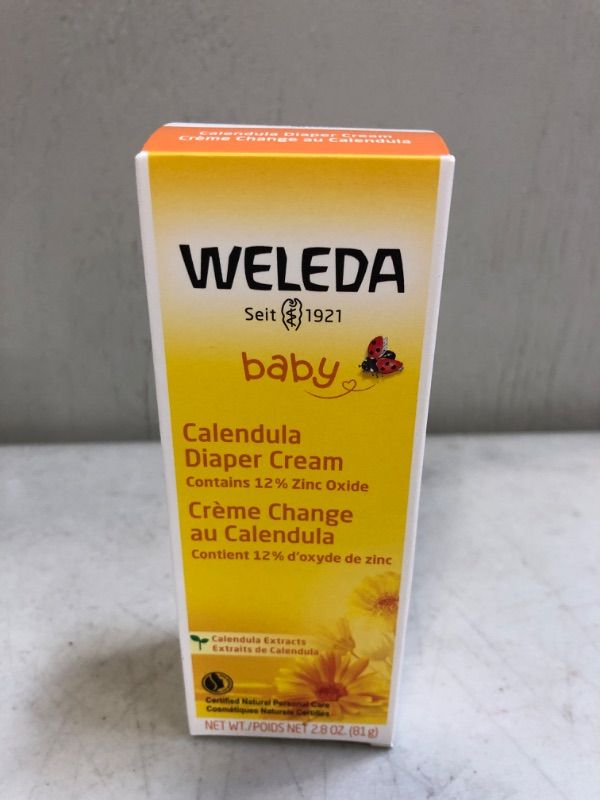 Photo 2 of Weleda Baby Calendula Diaper Cream, 2.8 Fluid Ounce, Plant Rich Protection with Calendula, Chamomile, Sweet Almond Oil, Lanolin and Zinc OxideWeleda Baby Calendula Diaper Cream, 2.8 Fluid Ounce----exp date 01-2023