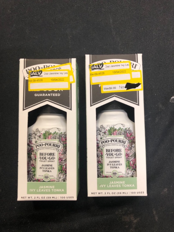 Photo 2 of 2oz Jasmine Ivy Leaves Tonka - Poo-Pourri
2PACK