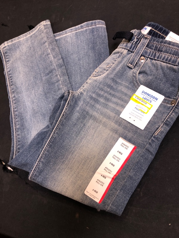 Photo 2 of DENIZEN® from Levi's® Boys' Athletic Jeans - Size 6 Regular 
