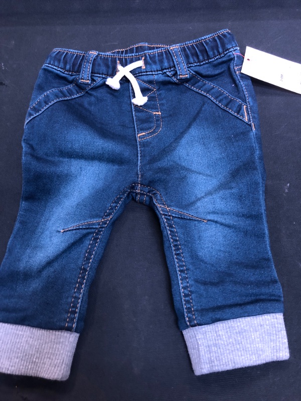 Photo 2 of Baby Boys' Pants - Cat & Jack™ Medium Wash, Szie 3-6M
