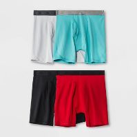 Photo 1 of Boys' 4pk Mesh Boxer Briefs - All in Motion™--SIZE L
