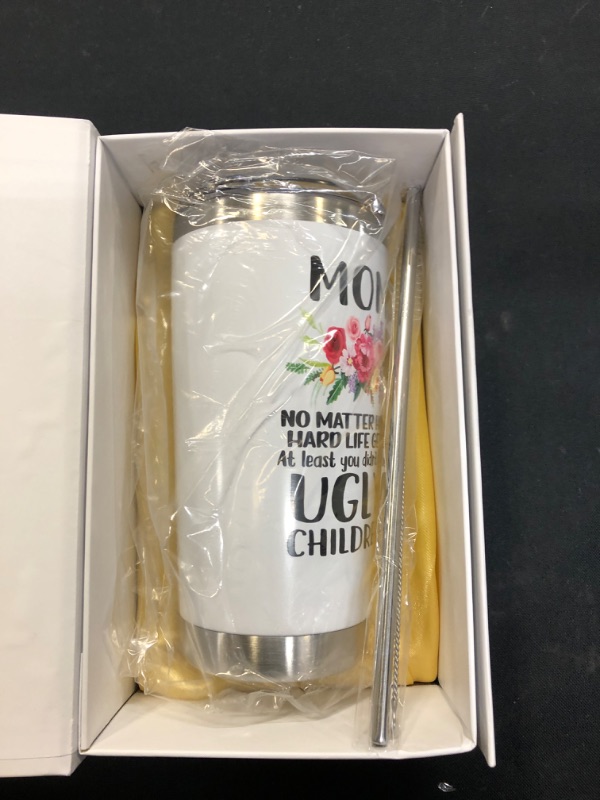 Photo 2 of Gifts For Mom From Daughter, Son - Mothers Day Gifts -Cute Birthday Gifts For Mama - Christmas Gifts For Mom,Women - Funny Mom Birthday Presents From Daughter, Son -- 20 oz Mom Tumbler Cup Mugs
