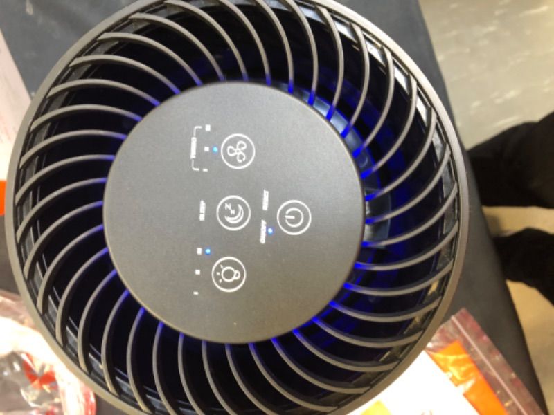 Photo 2 of Air Purifier Desktop Air Cleaner with 3-in-1 True HEPA Filter--BLACK
MODEL TT-AP001