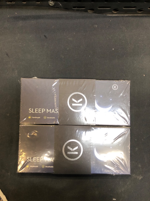 Photo 2 of ?2022 Latest Design?Curved Sleep Mask,100% Light Blocking,Eye Mask for Sleeping, Pack of 2
