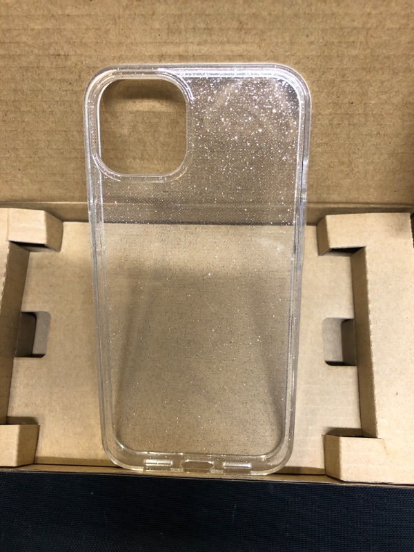 Photo 2 of Amazon Basics Glitter Soft TPU Smartphone Cover for iPhone 13 
