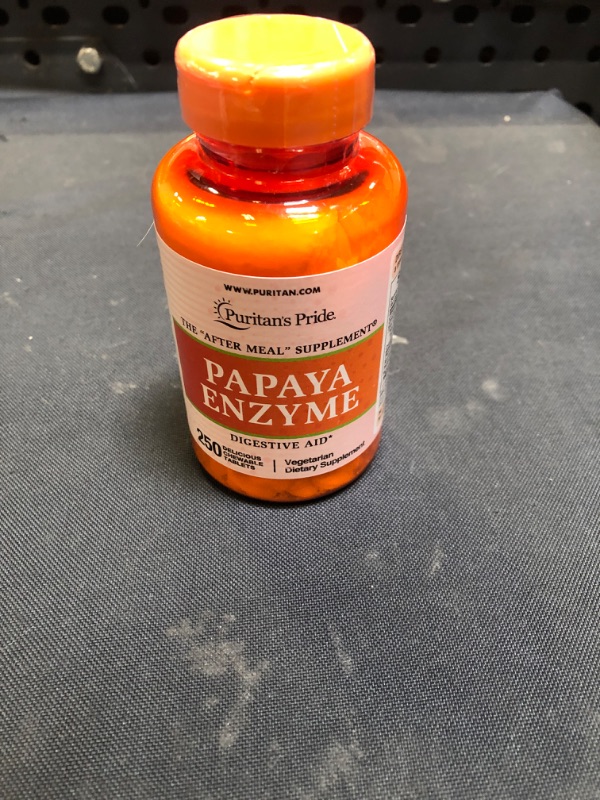 Photo 2 of Puritan's Pride Papaya Enzyme-250 Chewables
