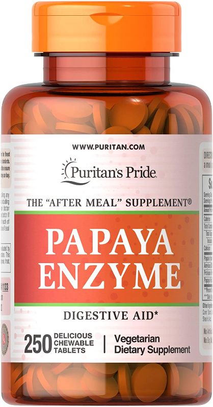 Photo 1 of Puritan's Pride Papaya Enzyme-250 Chewables

