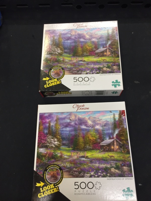 Photo 2 of Buffalo Games Look Closer: Inspirations of Spring Jigsaw Puzzle - 500pc
[[PACK O F2]]
