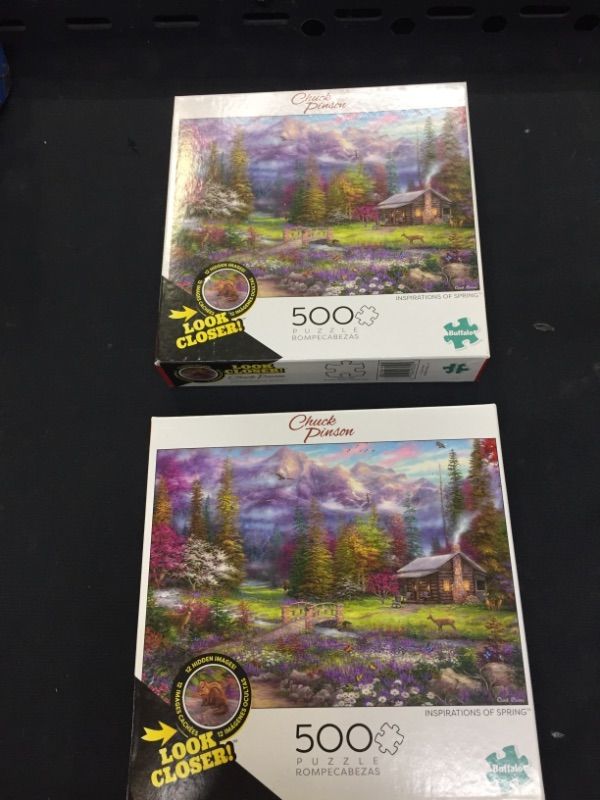Photo 2 of Buffalo Games Look Closer: Inspirations of Spring Jigsaw Puzzle - 500pc
[PACK OF 2]