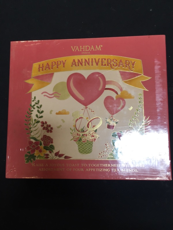 Photo 2 of Anniversary Tea Gift For Women & Men, OPRAH'S FAVORITE BRAND - 4 TEAS, 100 SERVINGS - Award Winning Aniversary Gift for Couple
[[FACTORY SEALED]]