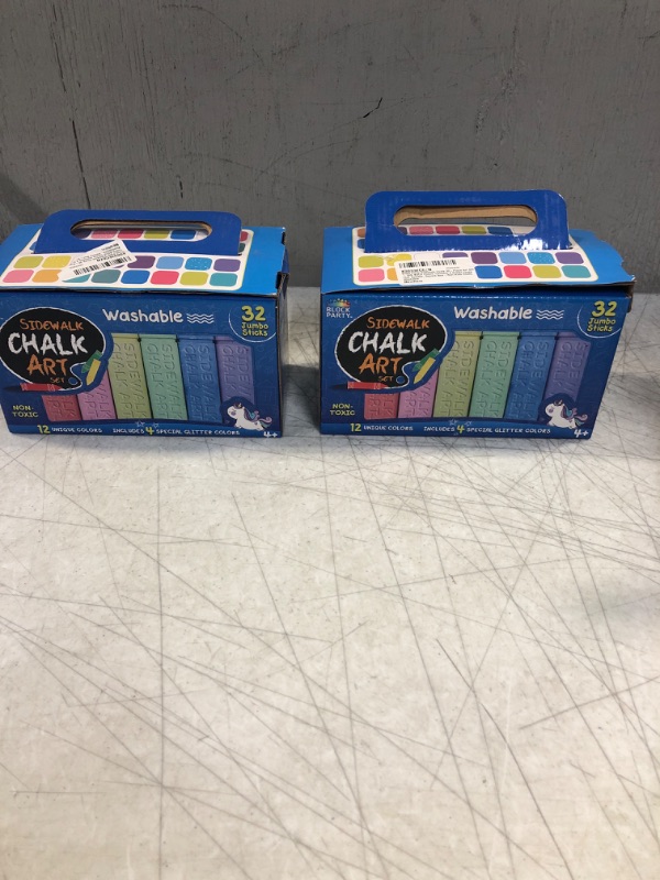 Photo 2 of Block Party Sidewalk Chalk 32-Piece Art Set 
{pack of 2}
