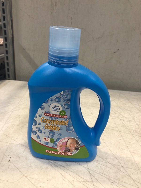 Photo 2 of 32 oz Bubble Refill Solution (up to 2.5 gallons), Nontoxic Bubble Concentrate for Kids, Bubble Machine, Bubble Wand, Bubble Gun, Bubble Blower, Party Favors.
