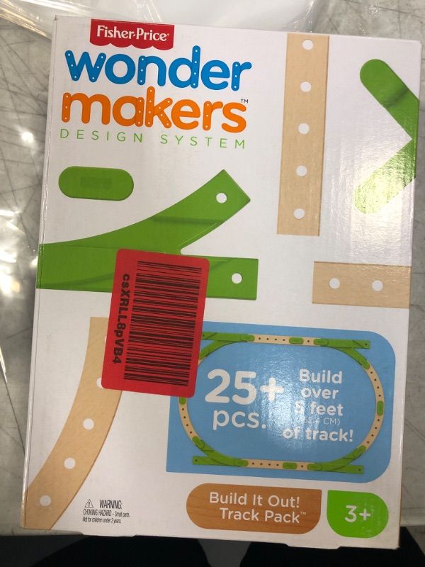 Photo 2 of Fisher-Price Wonder Makers design system Build it Out! Track Pack