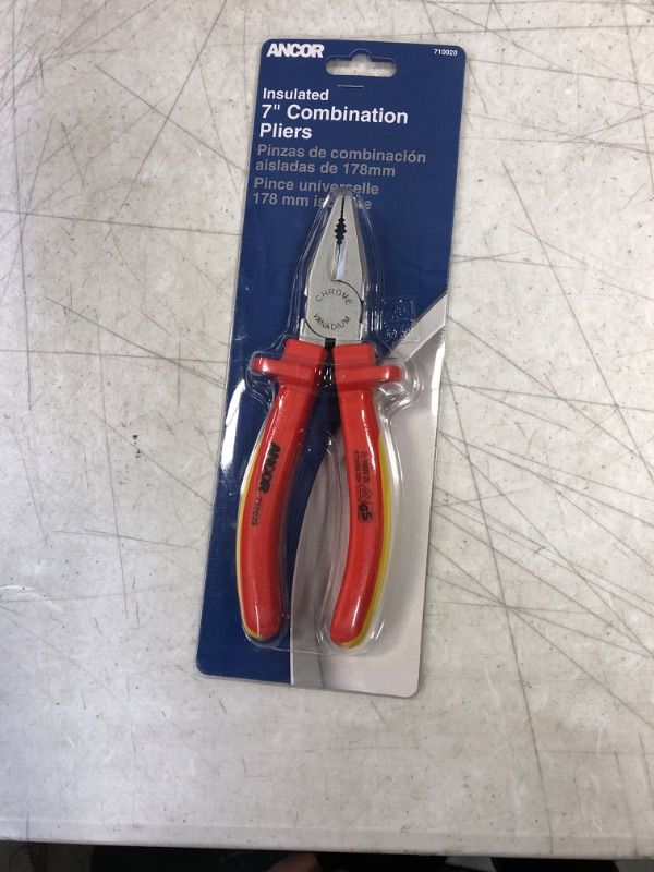 Photo 2 of Ancor 7" Combination Pliers 1000V, 710020
