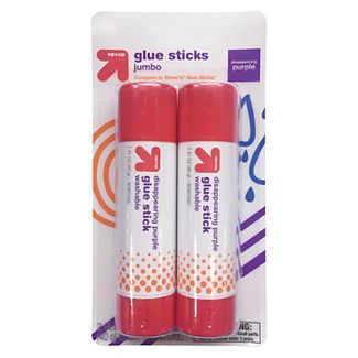 Photo 1 of 2ct Jumbo Glue Sticks Disappearing Purple - up & up™ 4 PACK 

