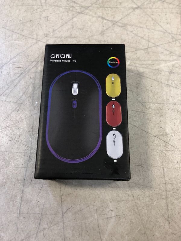 Photo 1 of CHONCHOW Wireless LED Mouse Gaming Silent with Rechargeable Battery Adjustable 1600DPi Backlit Switch 2.4G USB Receiver Compatible with Mac Windows 7/8/10 Xbox one s PS4 for PC Laptop Game Office
