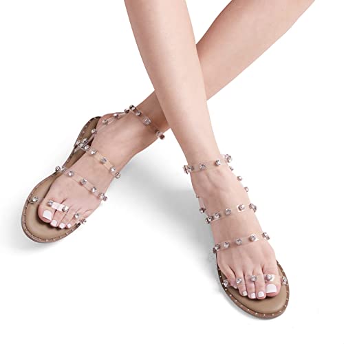 Photo 1 of DREAM PAIRS Women's Gladiator Cute Summer Flat Sandals- SIZE 7 
