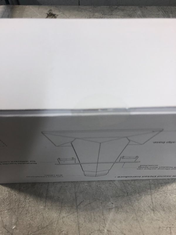 Photo 2 of TCTEC VR Stand, VR Headset Stand VR Display Holder Storage Virtual Reality Headset Desktop Display Stand for Oculus Quest 2, Quest, Rift, Rift S, Valve Index Headsets & Touch Controllers(White) --FACTORY SEALED --
