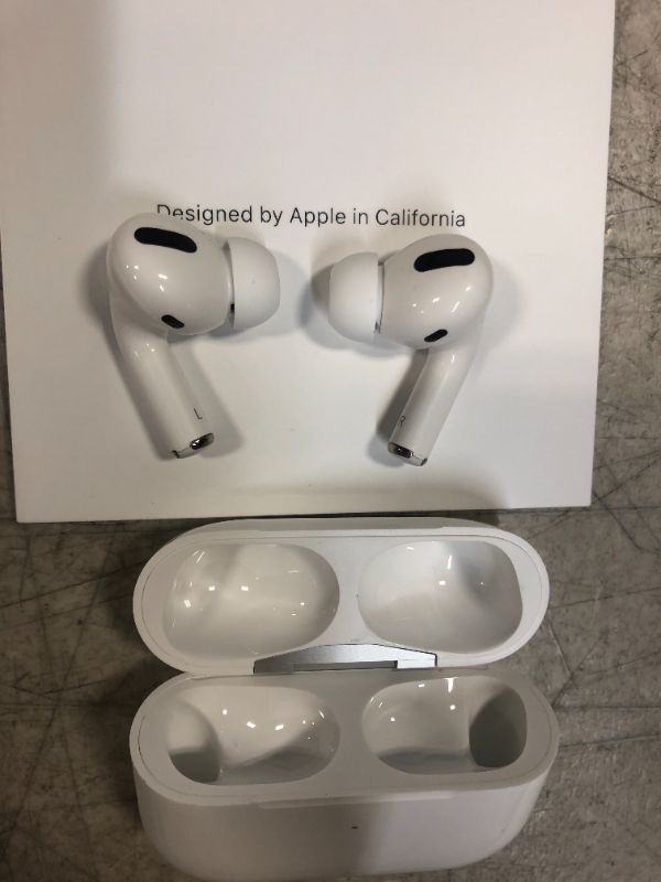 Photo 5 of Apple AirPods Pro (1st Generation) with MagSafe Charging Case --SERIAL NUMBER. H6VJ69DX1059