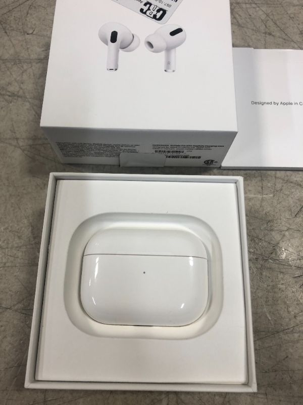 Photo 2 of Apple AirPods Pro (1st Generation) with MagSafe Charging Case --SERIAL NUMBER. H6VJ69DX1059