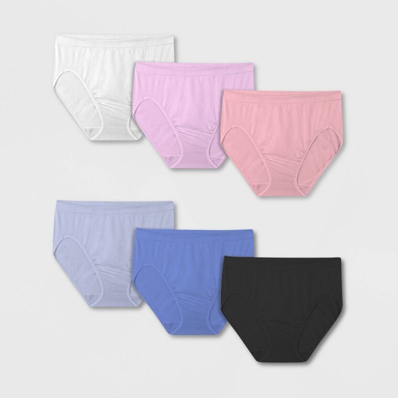 Photo 1 of Fruit of the Loom Women's Seamless Hi-Cut 6pk Underwear - Colors May Vary
