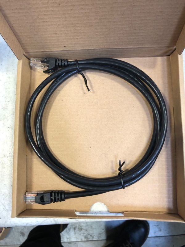 Photo 1 of Amazon Basics RJ45 Cat-6 Gigabit Ethernet Patch Internet Cable - 5 Foot
