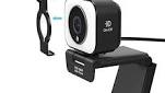 Photo 1 of Gooinng 1080P HD Webcam, 4K FHD USB Web Camera with Ring Light and Privacy Cover