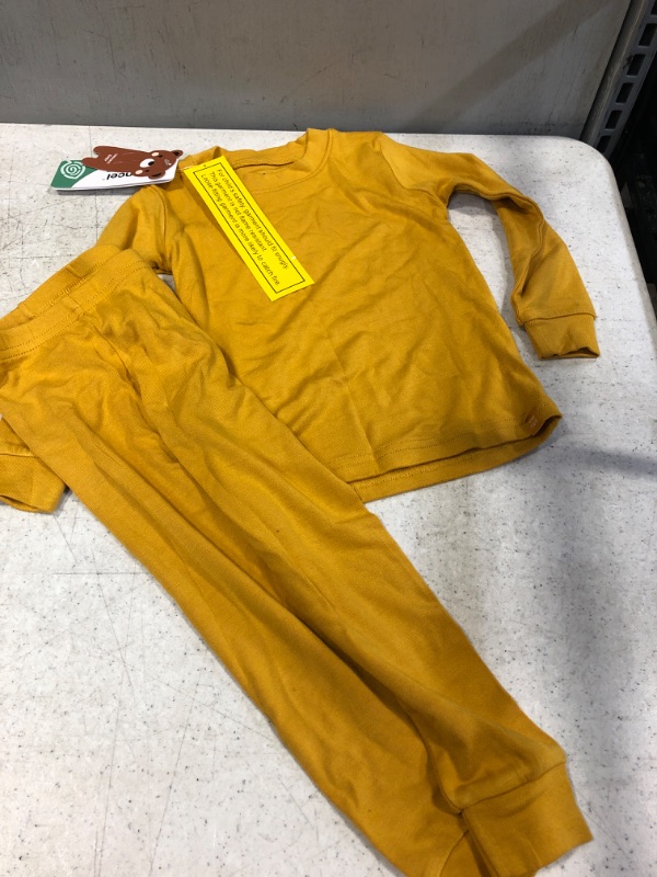 Photo 1 of Boy's 2pc Mustard Yellow Outfit Sz 2T