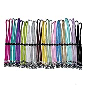 Photo 1 of 30 Pcs Face Mask Lanyard Holder, Mask Holders Adjustable Length Mask Lanyard with Clips Face Necklace Holder Strap - Handy & Convenient Mask Holder & Hanger - Comfortable (15 Color) (4PCS)
