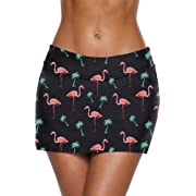 Photo 1 of Alex Vando Womens Swim Skirt Solid Color Waistband Swim Shorts Bathing Suit Bottom XXL
