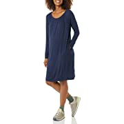 Photo 1 of Amazon Essentials Women's Gathered Neckline Maternity Dress XL
