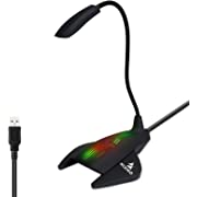 Photo 1 of NexiGo USB Computer Microphone, Desktop Microphone with Adjustable Gooseneck and LED Indicator, Compatible with Windows/Mac/Laptop/Desktop, Ideal for YouTube, Skype, Zoom, Gaming Streaming
