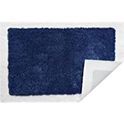 Photo 1 of CAMPIR Soft Absorbent Plush Bath Rugs Mat 2pcs Non Slip Bathroom Mat 18*26"&20*32" Luxury Cashmere Utility Rug Floor Mats for House Welcome Mats for Inside (18*26", Navy)
