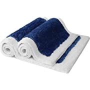 Photo 1 of CAMPIR Soft Absorbent Plush Bath Rugs Mat 2pcs Non Slip Bathroom Mat 18*26"&20*32" Luxury Cashmere Utility Rug Floor Mats for House Welcome Mats for Inside (18*26"+20*32", Navy)
