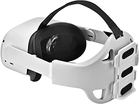 Photo 2 of Ahroy Head Strap for Quest 2, Adjustable for Head Strap, Exclusive Designed Strap-Type Power Supply Bracket for Longer Game Time, Enhance Support and Reduce Pressure