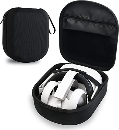 Photo 3 of CyberSoldier Hard Carrying Case Compatible with Meta/Oculus Quest 2 VR Gaming Headset, Touch Controllers and Other Accessories, Suitable for Travel and Home Storage-Black