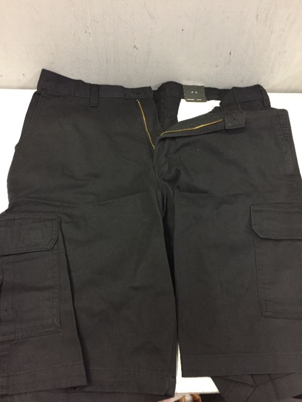 Photo 2 of Dickies Men's Loose Fit Cargo Shorts, 13 - Rinsed Black Size 36 (43214)
