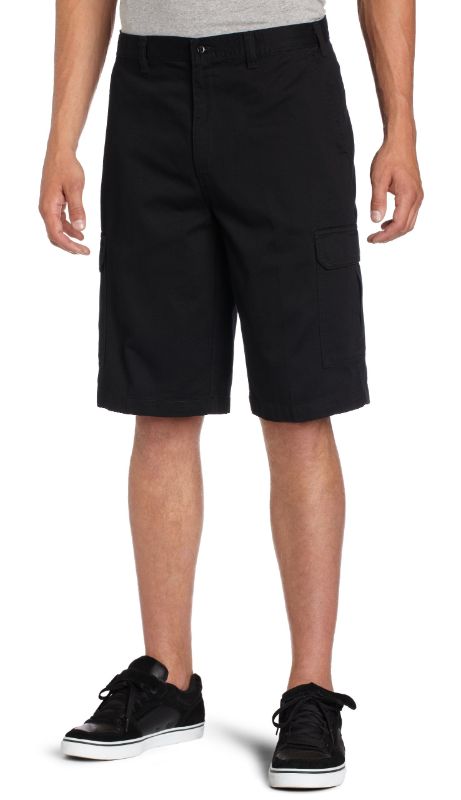 Photo 1 of Dickies Men's Loose Fit Cargo Shorts, 13 - Rinsed Black Size 36 (43214)
