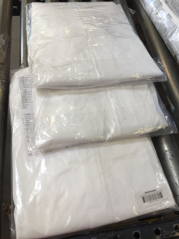 Photo 1 of 3 PACK Seniorwear Disposable Isolation Coveralls - L
