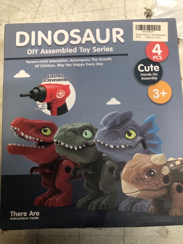 Photo 3 of Dinosaur Toys for 3 4 5 6 7 8 Year Old Boys, Take Apart Dinosaur Toys for Kids 3-5 5-7, Stem Learning Educational Building Kids Toys with Electric Drill, Christmas Birthday Gifts for Boys Girls 3-8